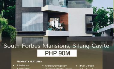 FOR SALE South Forbes Mansions Brand New Modern House and Lot in Silang Cavite