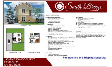Jasmine Single Detached in South Breeze Executive Southwoods, Silcas, Villaga