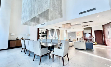 4 br penthouse unit: st. francis shangri-la : 3 level - for sale