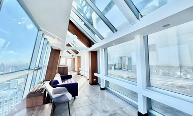 4 br penthouse unit: st. francis shangri-la : 3 level - for sale