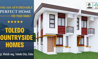 2-bedroom townhouse for sale in Toledo Countryside Homes in Toledo Cebu