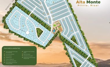 Alta Monte Commercial Lot w/ view of the iconic Pililla Windmills