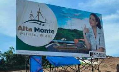 Alta Monte Commercial Lot w/ view of the iconic Pililla Windmills