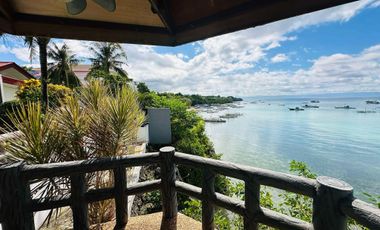 SEAVIEW CLIFFSIDE HOUSE and LOT for SALE FULLY FURNISHED in DAUIS PANGLAO BOHOL