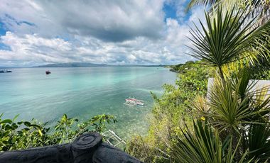 SEAVIEW CLIFFSIDE HOUSE and LOT for SALE FULLY FURNISHED in DAUIS PANGLAO BOHOL