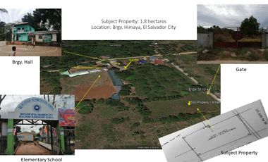 1.8 Hectare Agricultural Lot in Misamis Oriental for Sale