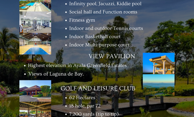 FOR SALE: Village Residential Lot 436 sqm in Laguna - Ayala Greenfield Estates