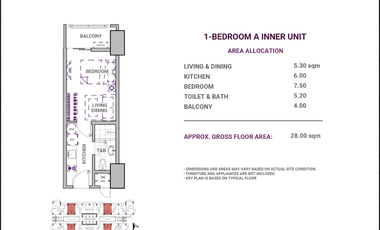 Pre Selling 65sqm 2BR in Las Pinas City near Vista Mall, Medical Center, SM Mall
