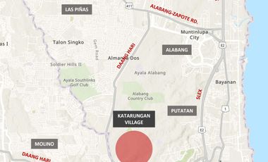 Residential Lot in Katarungan Village, Muntinlupa near Daang Hari Road gate