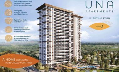 Arthaland Una Apartments -LEED Certified Pre-Selling Studio/1 BR Units in Laguna