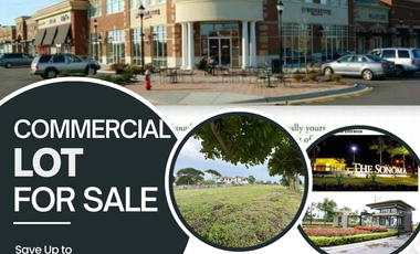For Sale! Commercial Lot in The Sonoma 1433 West Row in Laguna near Nuvali