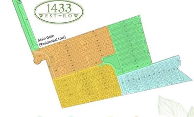 For Sale! Commercial Lot in The Sonoma 1433 West Row in Laguna near Nuvali