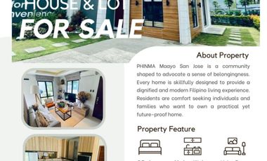 FLEXIBLE PAYTERMS -Brand New Spacious House and Lot in Batangas for SALE