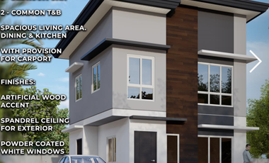 Bulihan Plaridel Bulacan 2 Storey 2 Bedrooms Single House and Lot For Sale-JV2