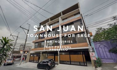 San Juan Brand New Townhouse For Sale near Wilson & Greenhills