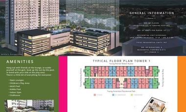 For Sale: 1 Bedroom With Balcony, Avida Towers Ardane 1 Alabang, Muntinlupa