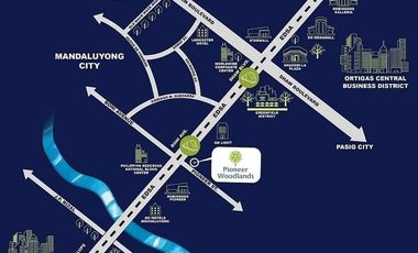 EDSA Boni Mandaluyong RENT TO OWN For Sale 2 Bedroom 50sqm near Ortigas, Makati