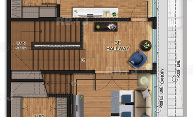3-Storey with Attic 4 Bedrooms Townhouse for sale in New Manila, Quezon City
