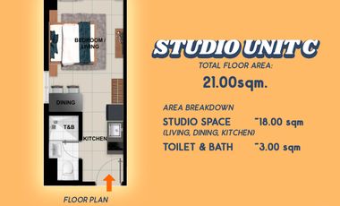 PRESELL 21 sqm STUDIO UNIT | SONRISA GARDENS - PUERTO PRINCESA CITY PALAWAN