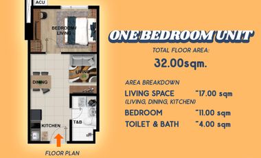 PRE-SELL 32 sqm 1 BEDROOM UNIT | SONRISA GARDENS CONDO - PUERTO PRINCESA CITY,  PALAWAN