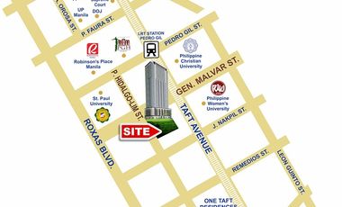Studio Condo Unit for Sale in Malate, Manila at Cityland One Hidalgo | 24.50 sq.m