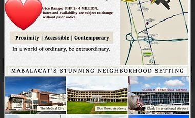 3 Bedroom Single Attached House For Sale in Mabalacat, Pampanga