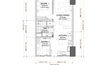 2 Bedroom Condo For Sale in Caloocan City - The Calinea Tower Near Monument DMCI