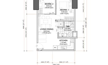 2 Bedroom Condo For Sale in Caloocan City - The Calinea Tower Near Monument DMCI