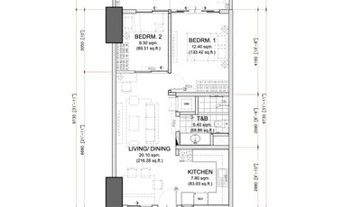 2 Bedroom Condo For Sale in Caloocan City - The Calinea Tower Near Monument DMCI