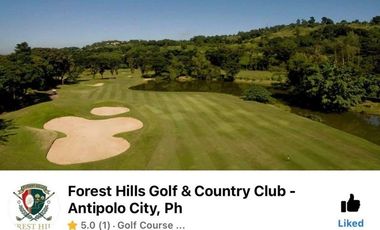 527 sqm Lot For Sale in Forest Hills Golf and Country Club at Antipolo, Rizal