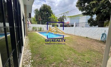 4 Bedrooms Plus 1 with Swimming Pool House for rent in Angeles, Pampanga