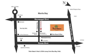 RFO Furnished 2BR FOR LEASE / RENT at Palm Beach West Diosdado Macapagal Pasay