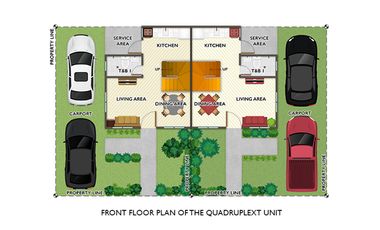 Duplex/Quadruplex House & Lot w/ 3 Bedrooms 24k/ mo. in Cavite