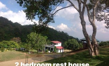 2BR Rest house with pool in developed farm property, Batangas City