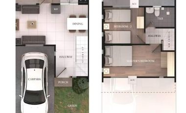 Pre-selling: Semi-Furnished, 2-Bedroom Townhouse in Poog, Toledo, Cebu City