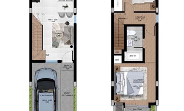 2 Bedroom Townhouse Unit for Sale at St. Monique Valais in Binangonan, Rizal