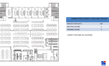 For Rent: Whole floor 2,130 SQM Office Space in Mckinley, Taguig City Nr. BGC