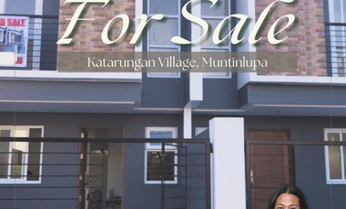 FOR SALE: Town house, Katarungan Village, Daang Hari, Muntinlupa