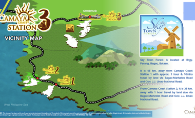 Camaya Coast Station 3 Sky Town Forest - Lot for sale at Bagac, Bataan