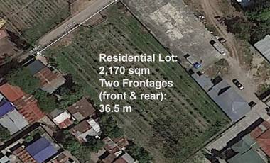 For Sale: Spacious Residential Lot w/ Two Wide Frontages in Magalang, Pampanga!