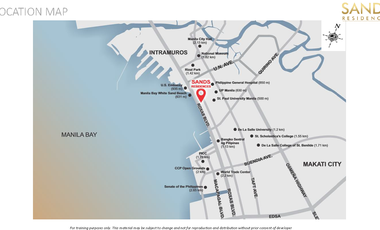 1 BEDROOM CONDO UNIT FOR SALE AT SANDS RESIDENCES ROXAS BOULEVARD MANILA