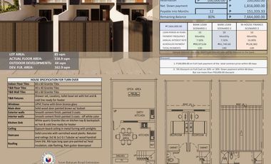 Pre Selling 3 Storey 3 Bedroom  House & Lot in brgy Ampid 1 San Mateo Rizal, KSA