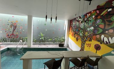 3BR+maidroom villa in el nido downtown with private pool and cliff view