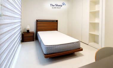 For Rent : Studio Condo Unit at The Sharp Clark Hills, Mabalacat, Pampanga