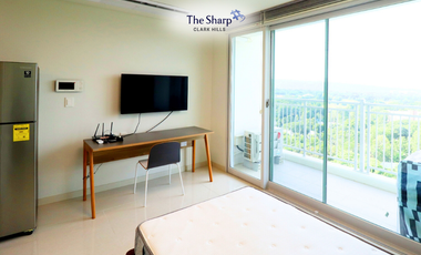 For Rent : Studio Condo Unit at The Sharp Clark Hills, Mabalacat, Pampanga