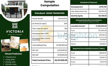 Samantha Model – A Grand 5-Bedroom Home in Victoria South of Alabang