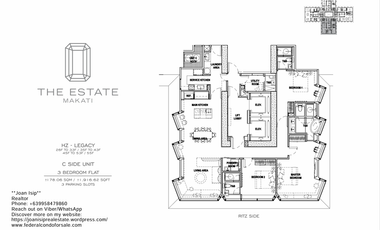 INVEST IN ICONIC LUXURY — THE ESTATE MAKATI 3 BEDROOM