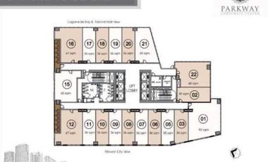 Office Space for Sale, 36 sqm in Parkway Corporate Center, Alabang, Muntinlupa