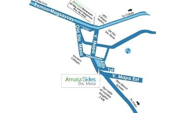 1BR High-Rise Condo Unit for Sale in Santa Mesa, Manila at Amaia Skies Sta. Mesa Tower 2