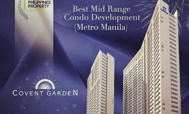 Ready for Occupancy Rent to Own RFO Condo in Santa Mesa Manila Covent Garden